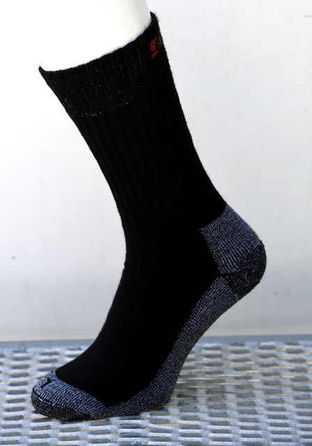 Cotton Crew Socks Black Size XL UK 11-15