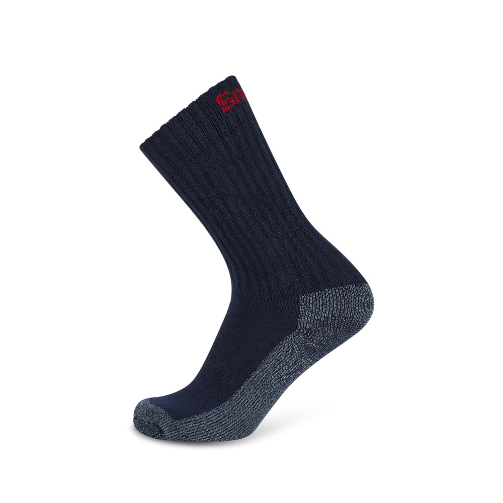 Cotton Crew Socks Blue Size L UK 6-11 EUR 39-45